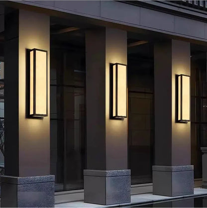 Verthara Premium Rectangular LED Outdoor Wall Light