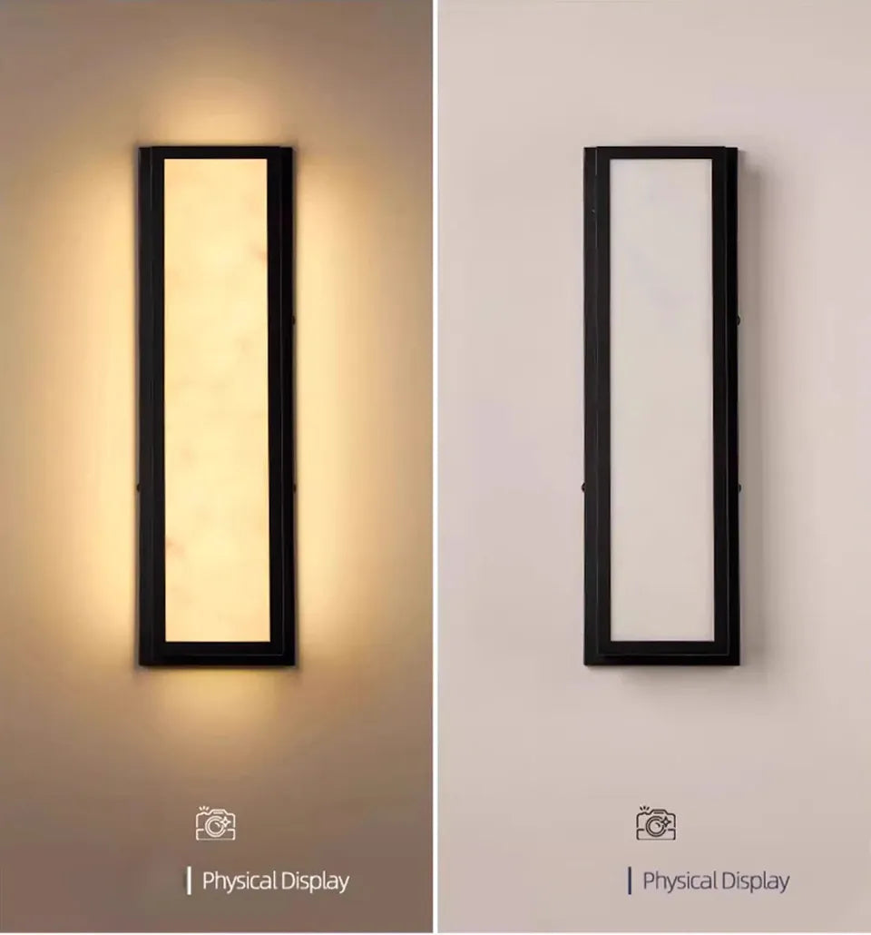 Verthara Premium Rectangular LED Outdoor Wall Light
