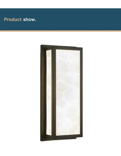 Verthara Premium Rectangular LED Outdoor Wall Light