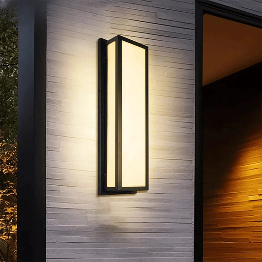 Verthara Premium Rectangular LED Outdoor Wall Light