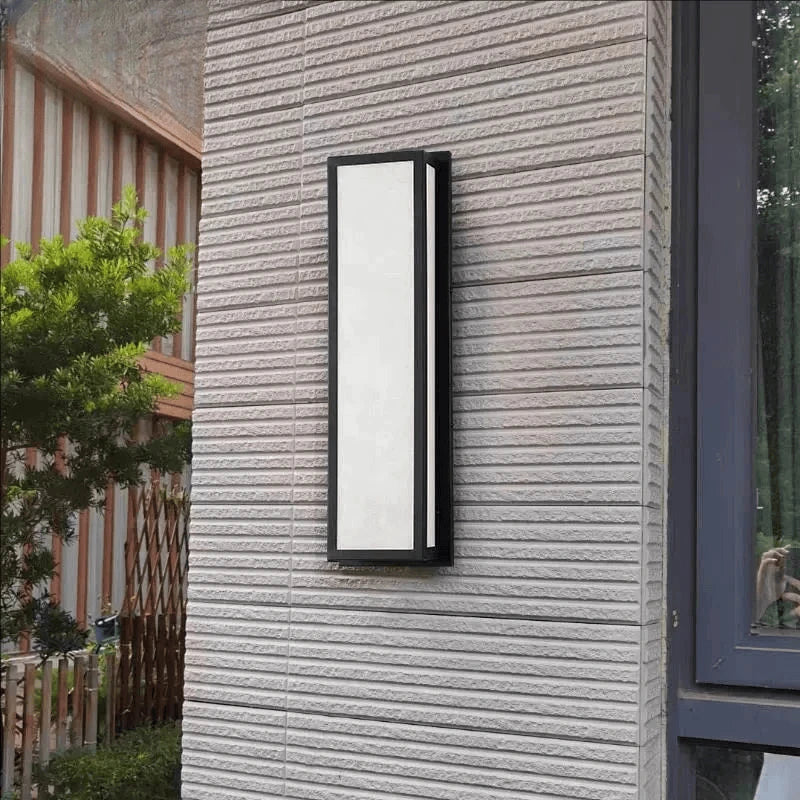 Verthara Premium Rectangular LED Outdoor Wall Light