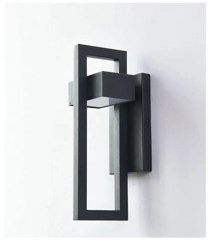Verthara Premium Retro Black Outdoor LED Wall Lantern