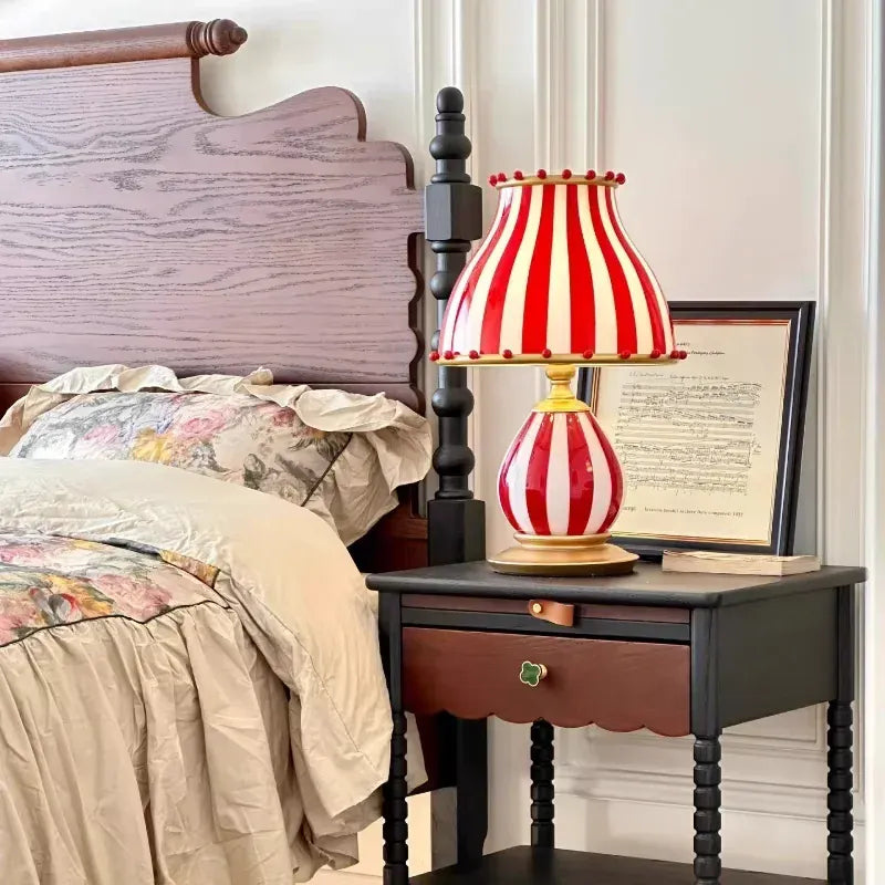 Verthara Premium Retro Candy Stripe Coloured Glass Pendant Light