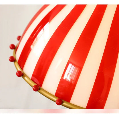 Verthara Premium Retro Candy Stripe Coloured Glass Pendant Light