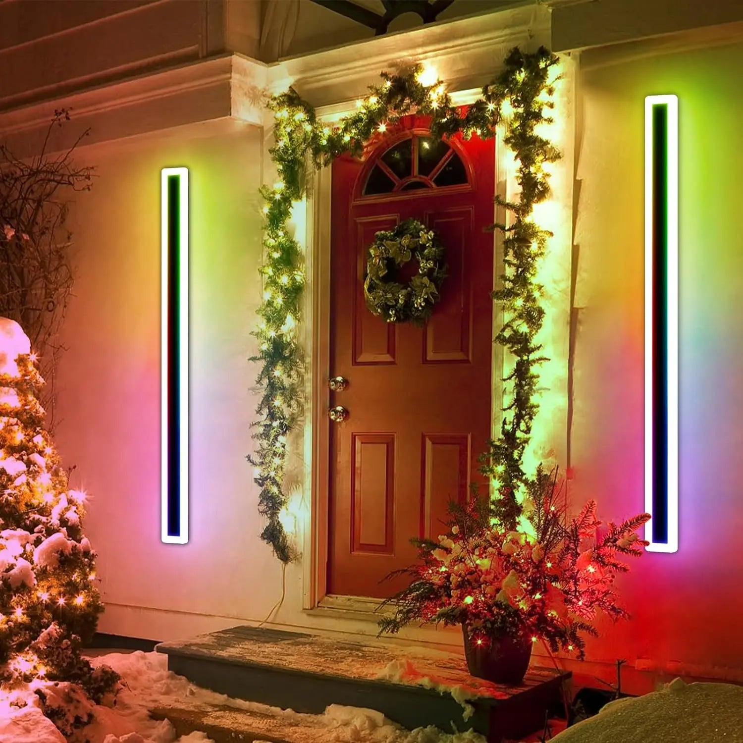Verthara Premium RGB Dimmable Linear Outdoor Wall Light