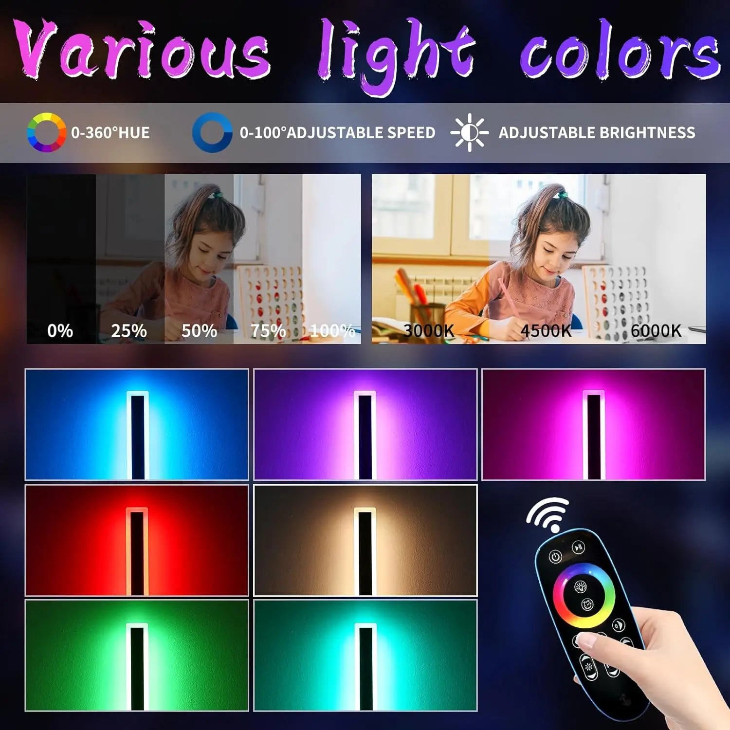Verthara Premium RGB Dimmable Linear Outdoor Wall Light