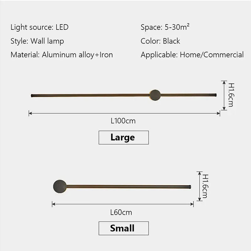 Verthara Premium RGB LED Strip Minimalist Wall Light