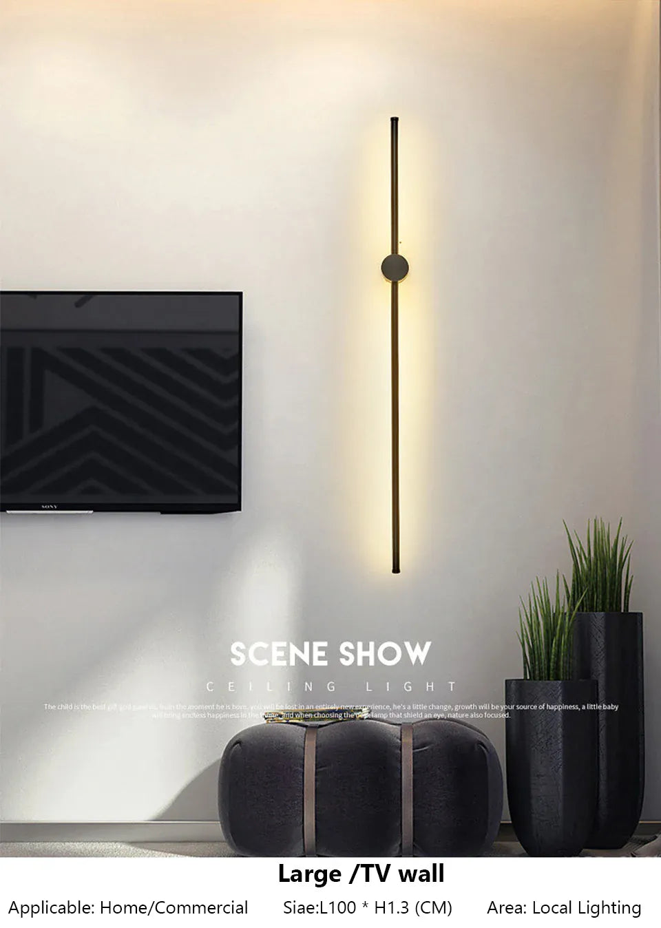 Verthara Premium RGB LED Strip Minimalist Wall Light