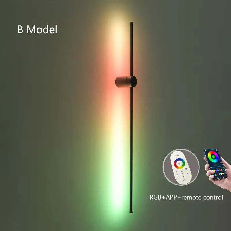 Verthara Premium RGB LED Strip Minimalist Wall Light B model / 60CM