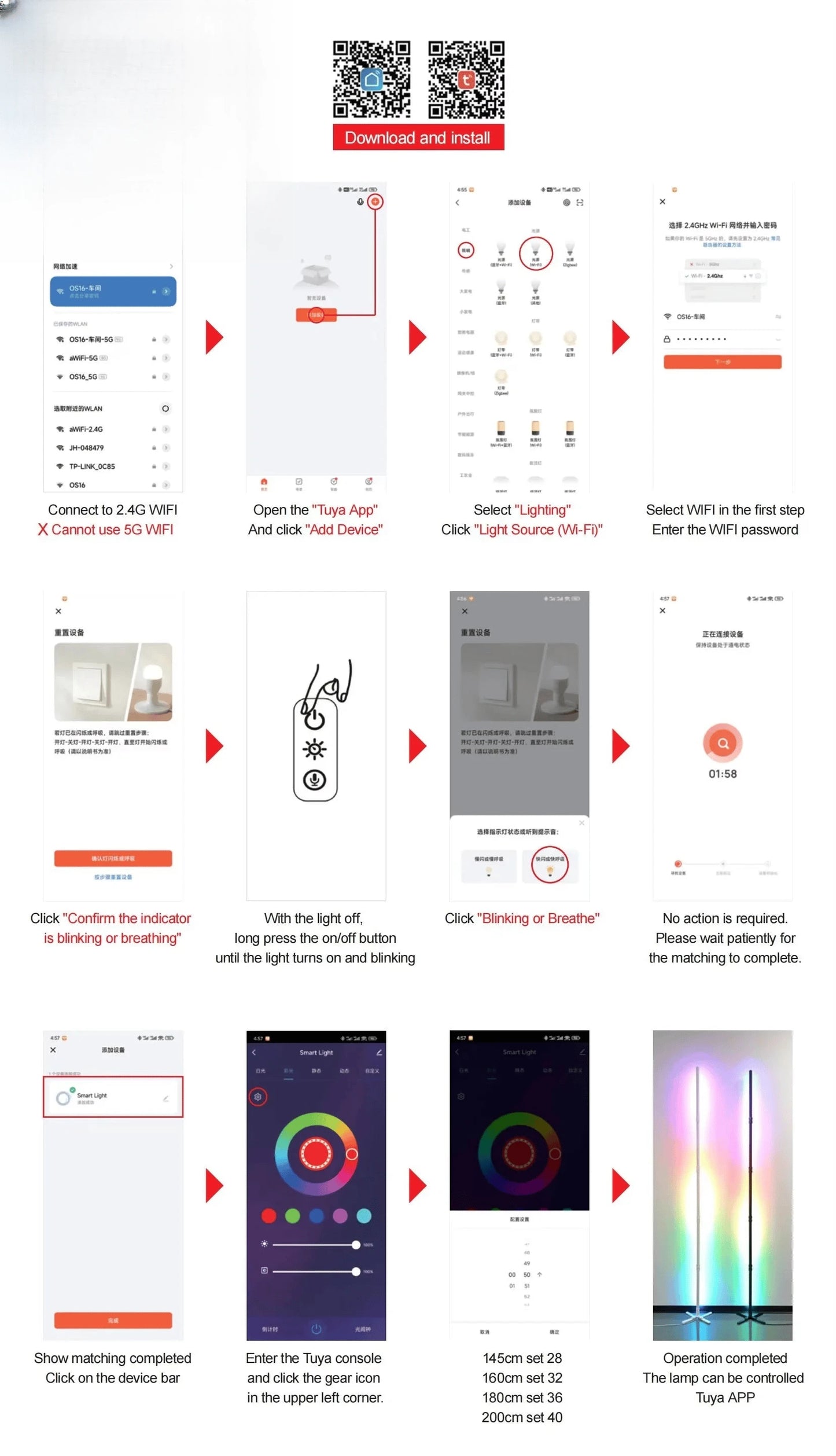 Verthara Premium RGB Smart App-Controlled Floor Lamp