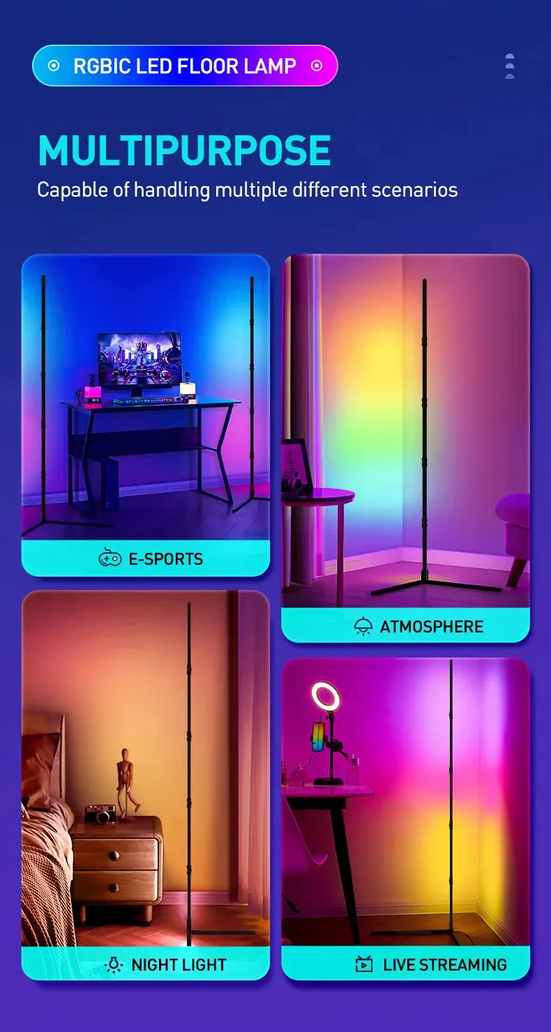 Verthara Premium RGB Smart App-Controlled Floor Lamp
