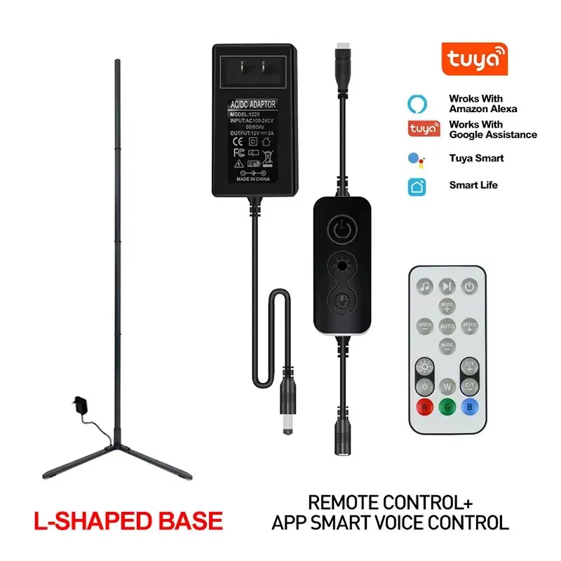 Verthara Premium RGB Smart App-Controlled Floor Lamp L APP Voice and RC / 145cm 57inch