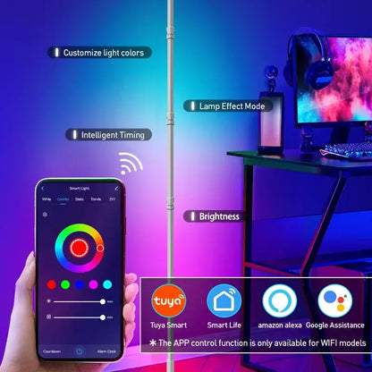 Verthara Premium RGB Smart App-Controlled Floor Lamp
