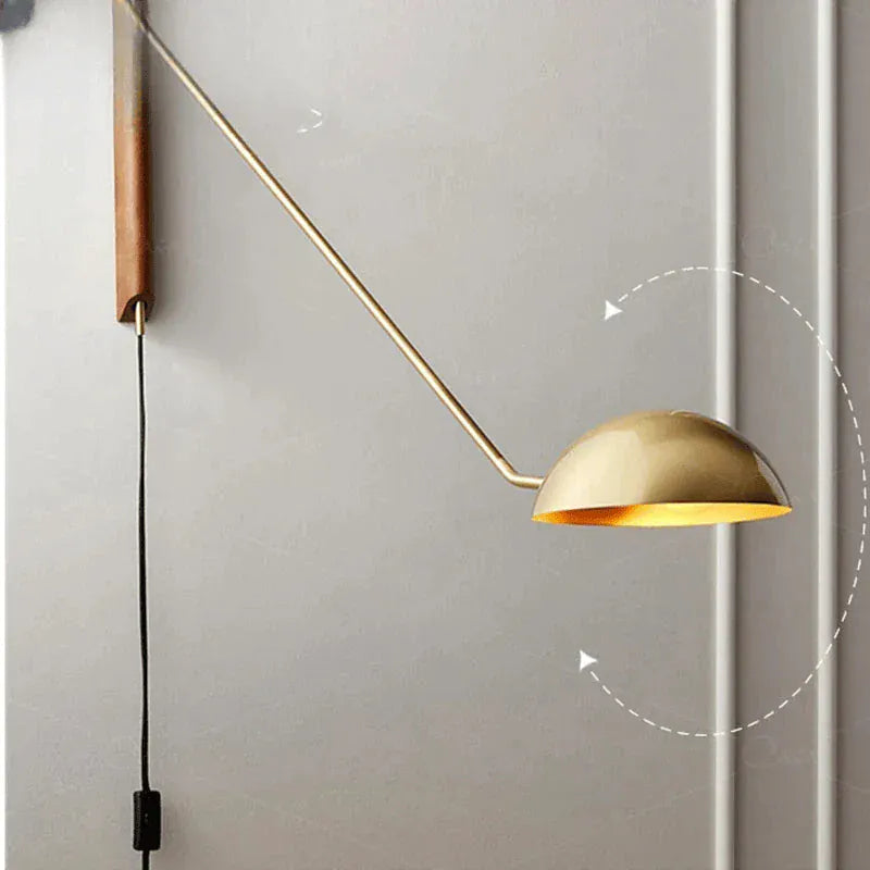 Verthara Premium Rotatable Long Arm Reading Wall Lamp