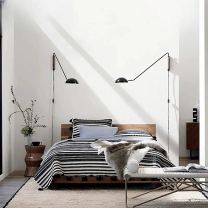 Verthara Premium Rotatable Long Arm Reading Wall Lamp
