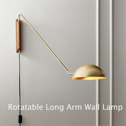 Verthara Premium Rotatable Long Arm Reading Wall Lamp