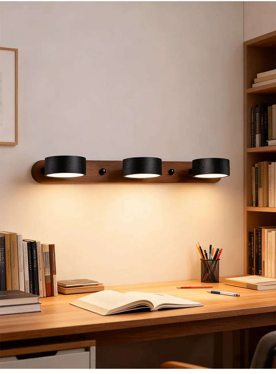 Verthara Premium Rotatable Travertine Stone Vanity Wall Light