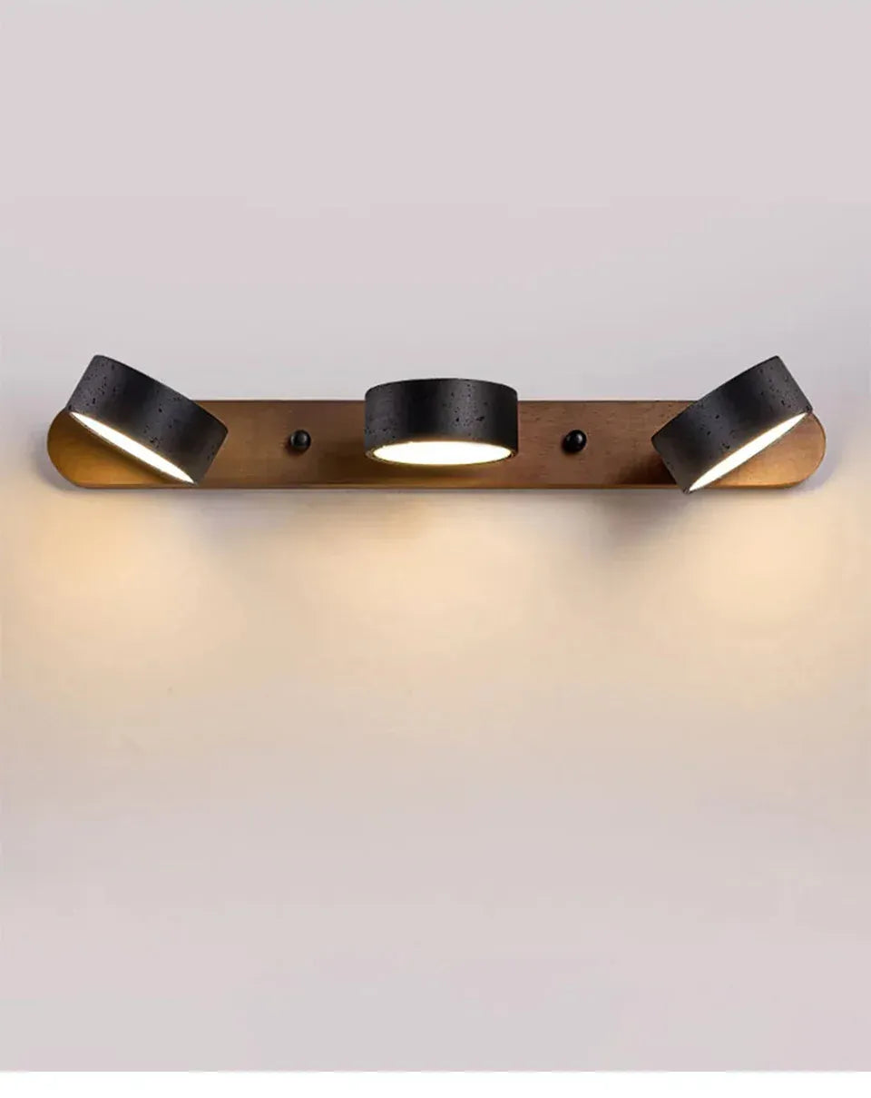 Verthara Premium Rotatable Travertine Stone Vanity Wall Light