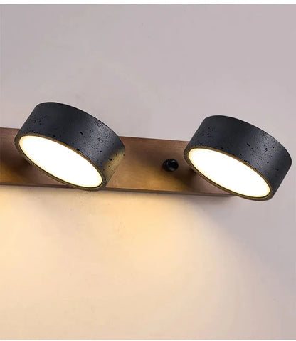 Verthara Premium Rotatable Travertine Stone Vanity Wall Light