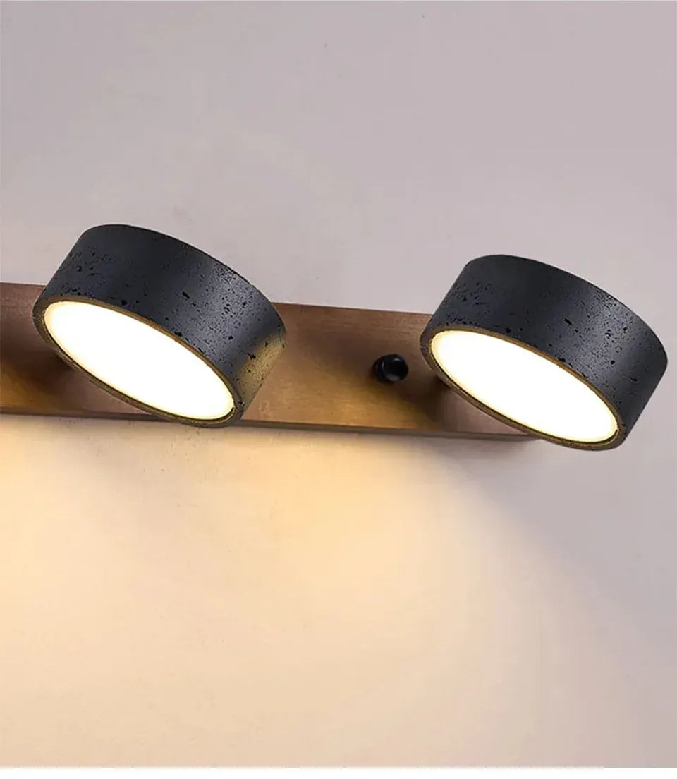 Verthara Premium Rotatable Travertine Stone Vanity Wall Light