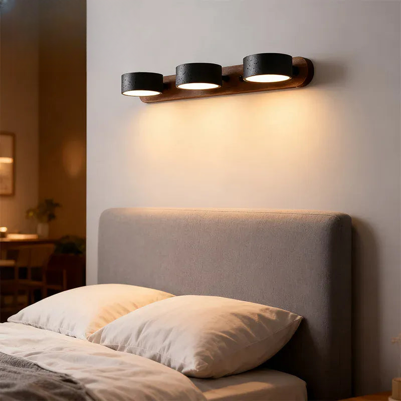 Verthara Premium Rotatable Travertine Stone Vanity Wall Light
