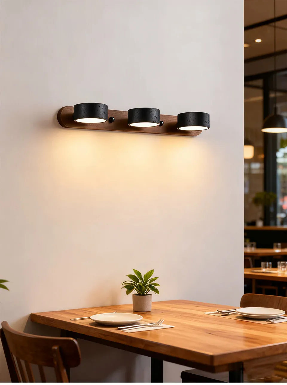Verthara Premium Rotatable Travertine Stone Vanity Wall Light