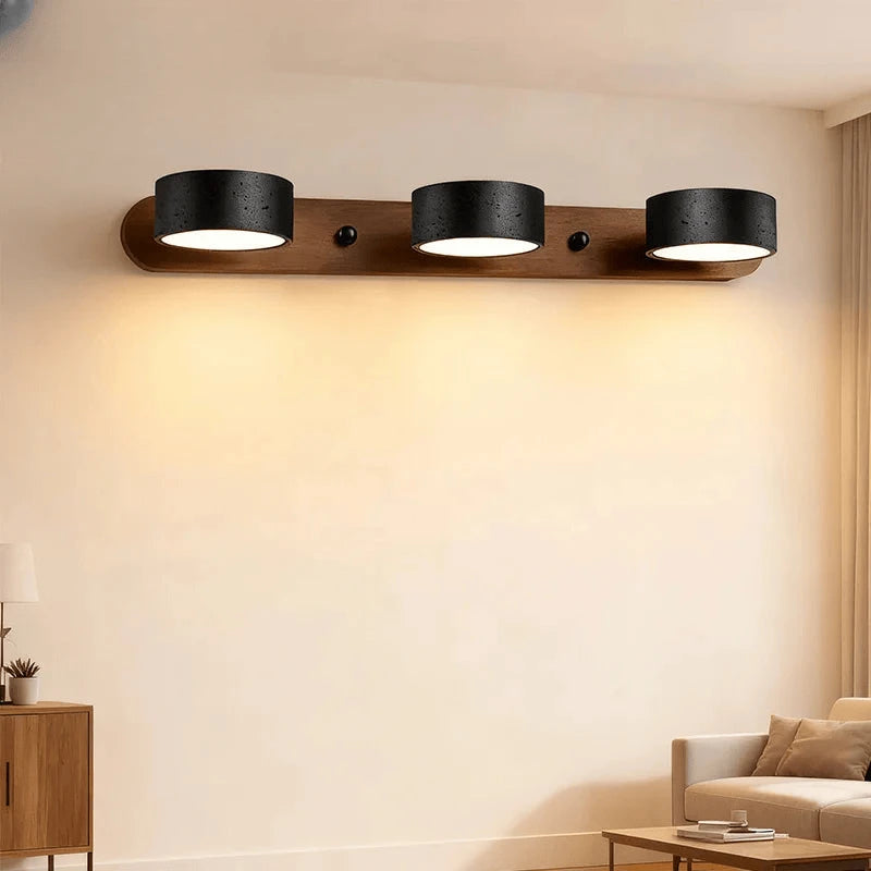 Verthara Premium Rotatable Travertine Stone Vanity Wall Light