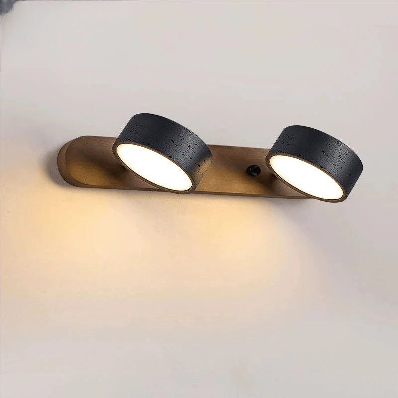 Verthara Premium Rotatable Travertine Stone Vanity Wall Light