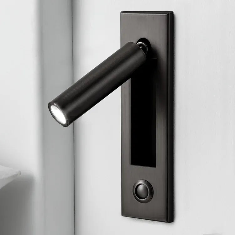 Verthara Premium Rotating Bedside Reading Wall Light Matte black / Cool White(5500-7000K)