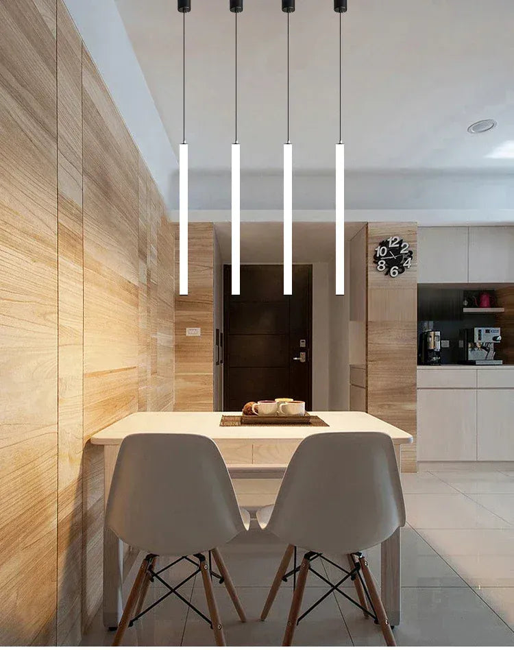 Verthara Premium Rotating Linear Acrylic Staircase Chandelier