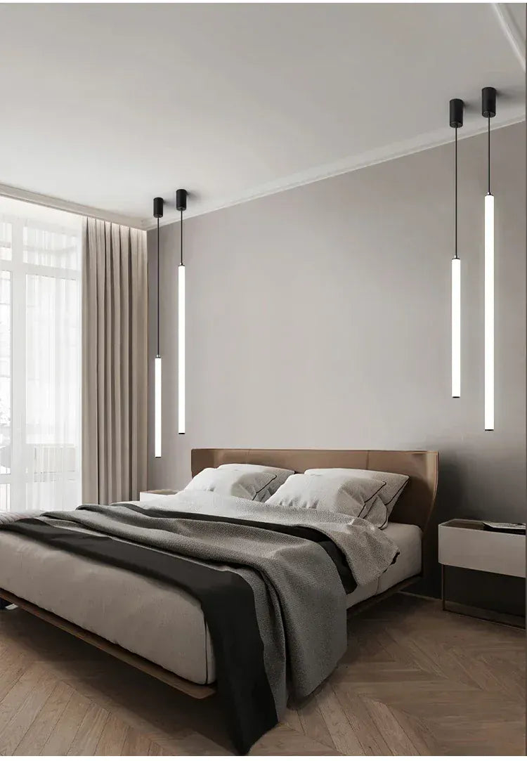 Verthara Premium Rotating Linear Acrylic Staircase Chandelier