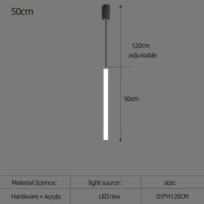 Verthara Premium Rotating Linear Acrylic Staircase Chandelier
