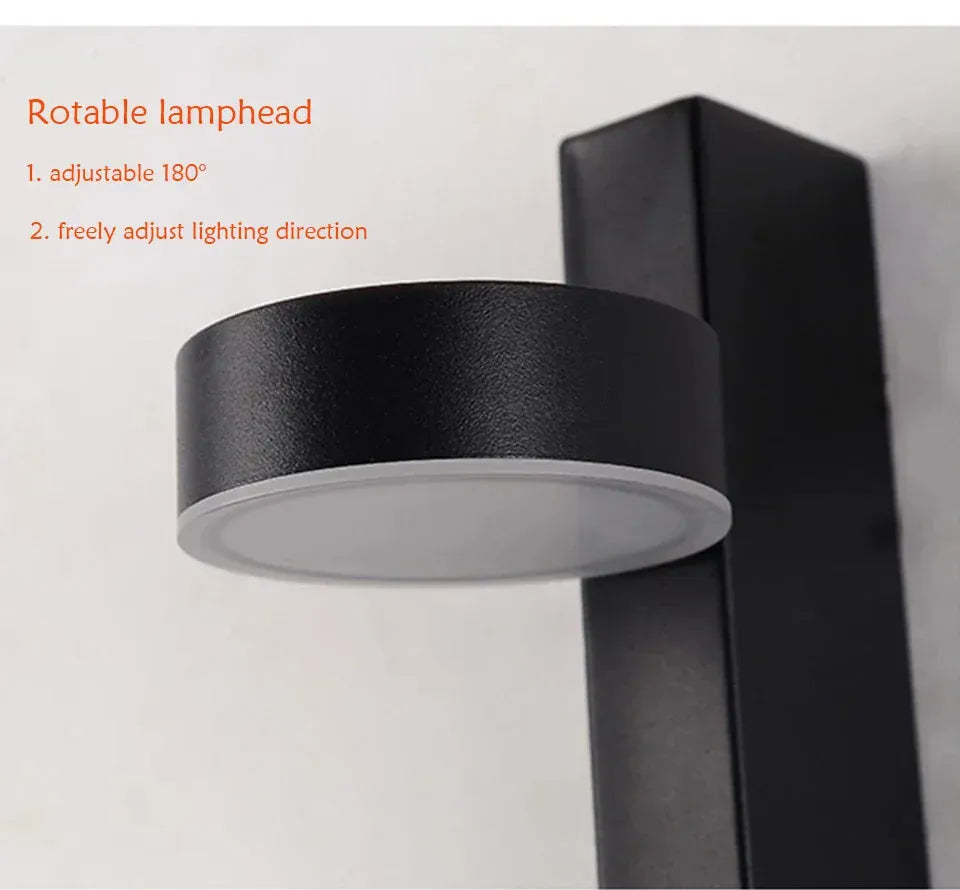Verthara Premium Rotating Wall Light with Rotary Switch