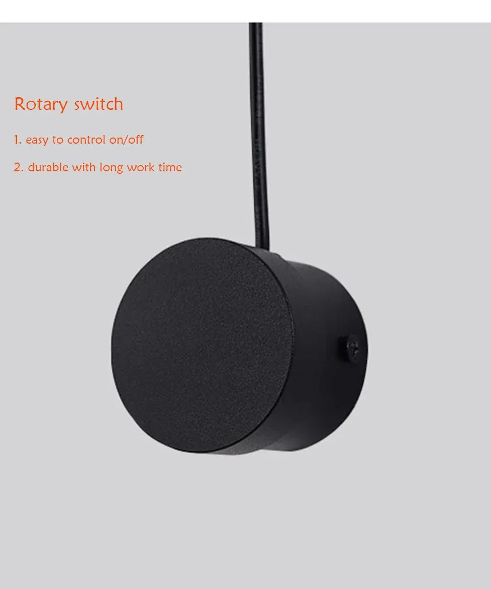 Verthara Premium Rotating Wall Light with Rotary Switch