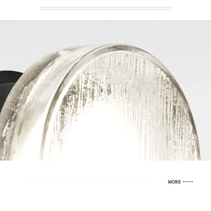 Verthara Premium Round Black Outdoor LED Wall Sconce