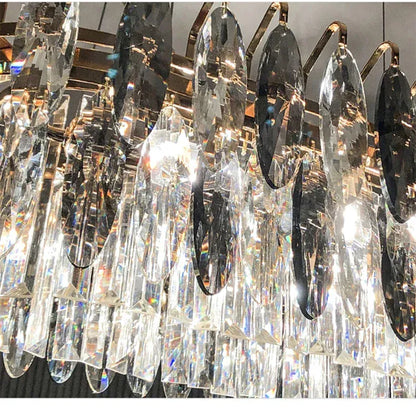 Verthara Premium Round Crystal Ceiling Chandelier
