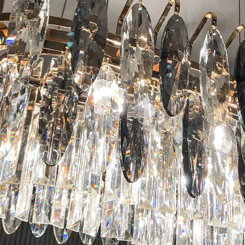 Verthara Premium Round Crystal Ceiling Chandelier