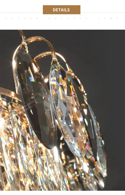 Verthara Premium Round Crystal Ceiling Chandelier