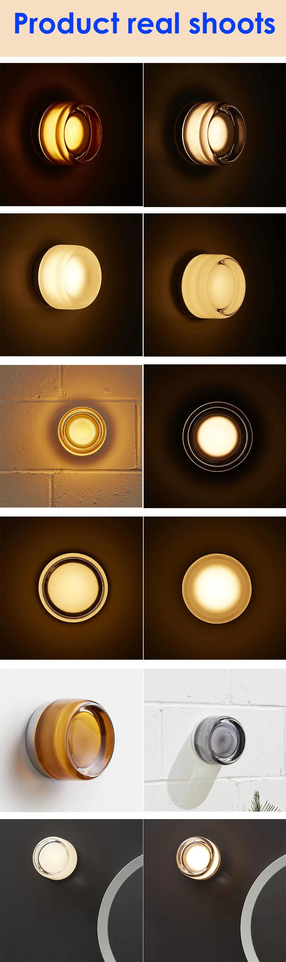 Verthara Premium Round LED Indoor-Outdoor Wall Sconce