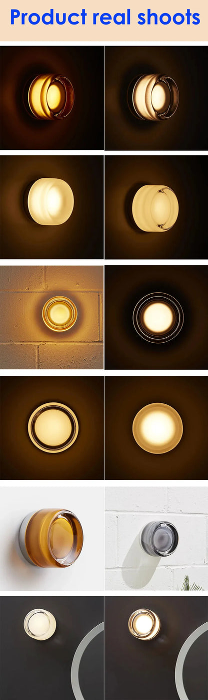 Verthara Premium Round LED Indoor-Outdoor Wall Sconce