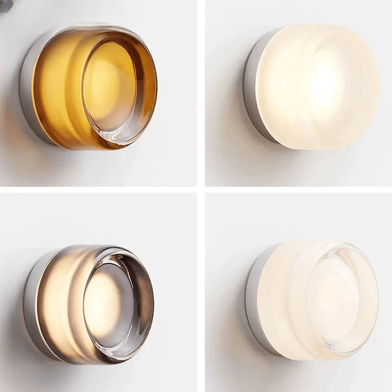 Verthara Premium Round LED Indoor-Outdoor Wall Sconce