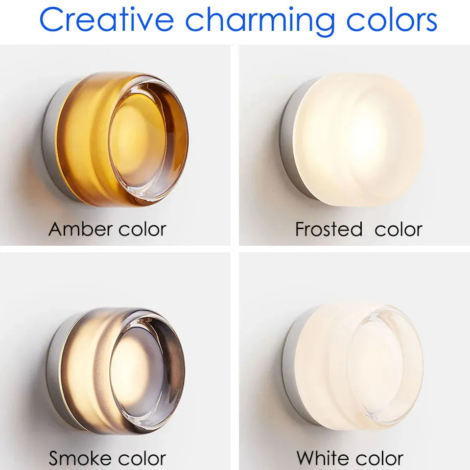 Verthara Premium Round LED Indoor-Outdoor Wall Sconce