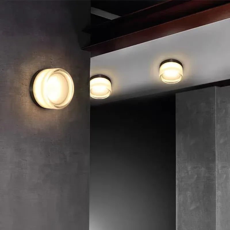Verthara Premium Round LED Indoor-Outdoor Wall Sconce
