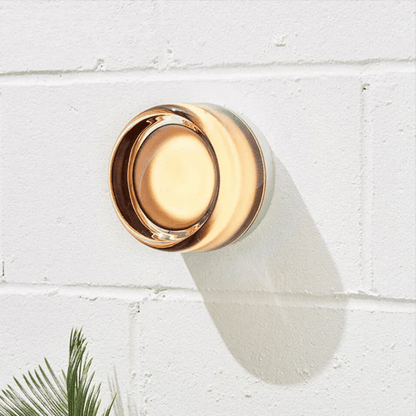 Verthara Premium Round LED Wall Light - Wall Mounted - Adjustable Colour Temperature - Aluminium - Indoor/Outdoor - 120 Lumens - Warm/Cool Tones