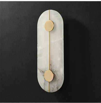 Verthara Premium Round Marble LED Wall Sconce