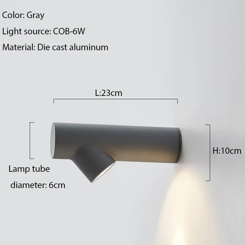Verthara Premium Sculptural Aluminium Wall Sconce cool  white / Gray