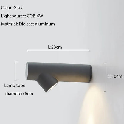 Verthara Premium Sculptural Aluminium Wall Sconce cool  white / Gray