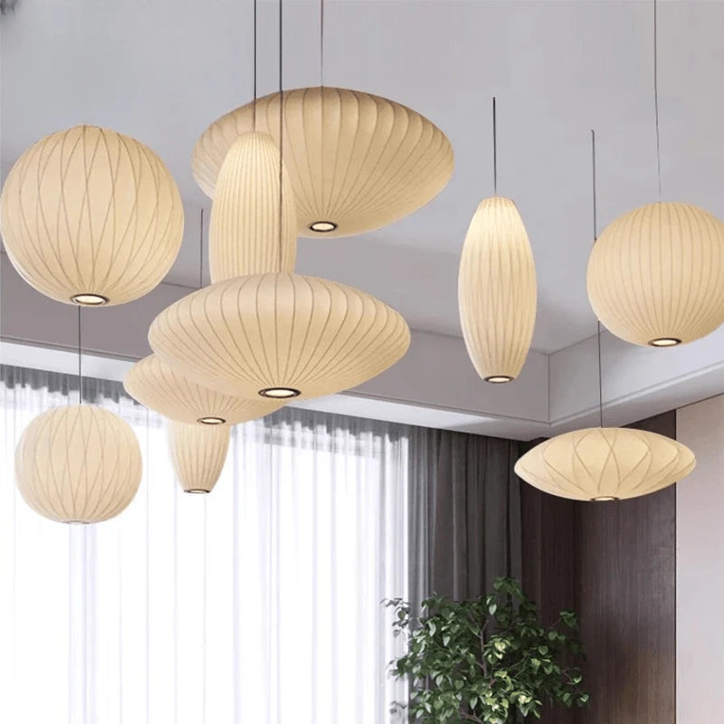 Verthara Premium Silk Cloth Pendant Chandelier