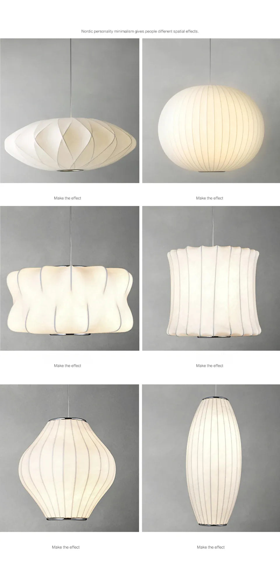 Verthara Premium Silk Cloth Pendant Chandelier