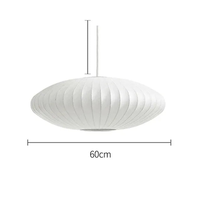 Verthara Premium Silk Cloth Pendant Chandelier A Dia60cm / Cold White